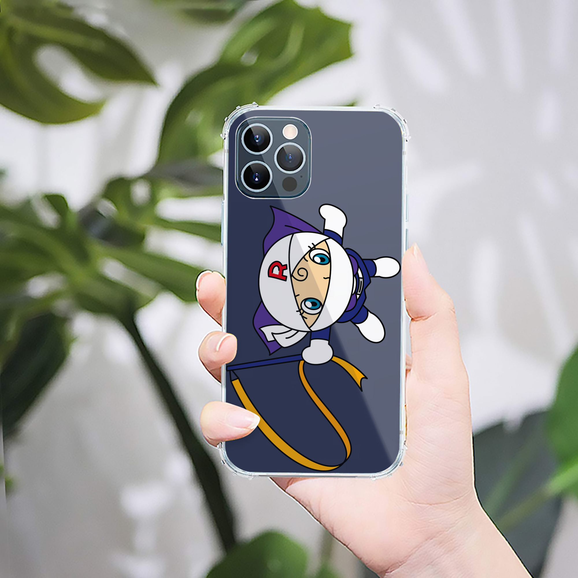 （画像用） アンパンマン Anpanman 【iPhone 12シリーズ対応】透明スマホケース（クリアソフトケース）